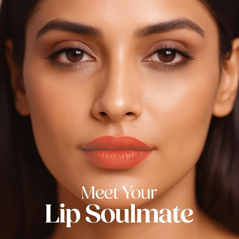 Hilary Rhoda Matte Love Non Transfer Liquid Lipstick | Lightweight & Matte Finish | Waterproof Lipstick for Women | Long Lasting & Non-Drying Lipstick | 5ml (Bright Blush - Shade 04) - Thumbnail 3